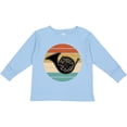 thumbnail image 3 of Inktastic French Horn Retro Music Gift Boys or Girls Long Sleeve Toddler T-Shirt, 3 of 5