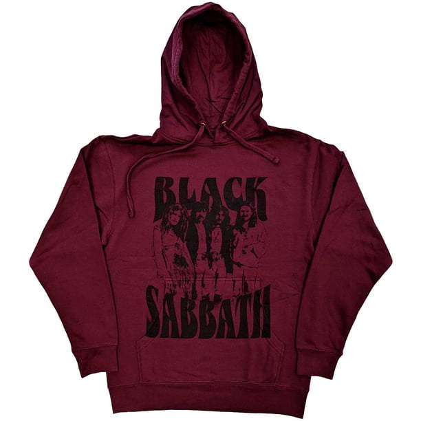 Black Sabbath - Sudadera Banda para Adultos Unisex (Granate)