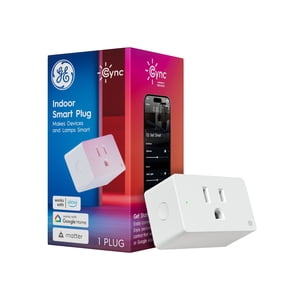 GE Cync Smart Indoor Plug With Matter Support, Alexa/Google
