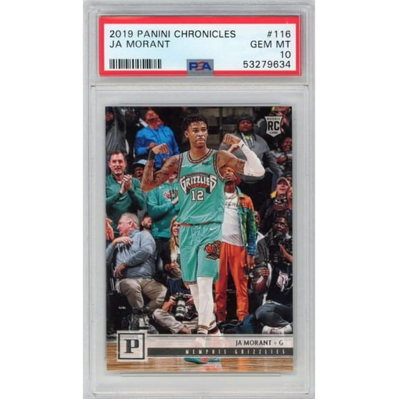 Graded 2019-20 Panini Chronicles Ja Morant #116 Young Dolph Rookie RC Basketball Card PSA 10 Gem Mint