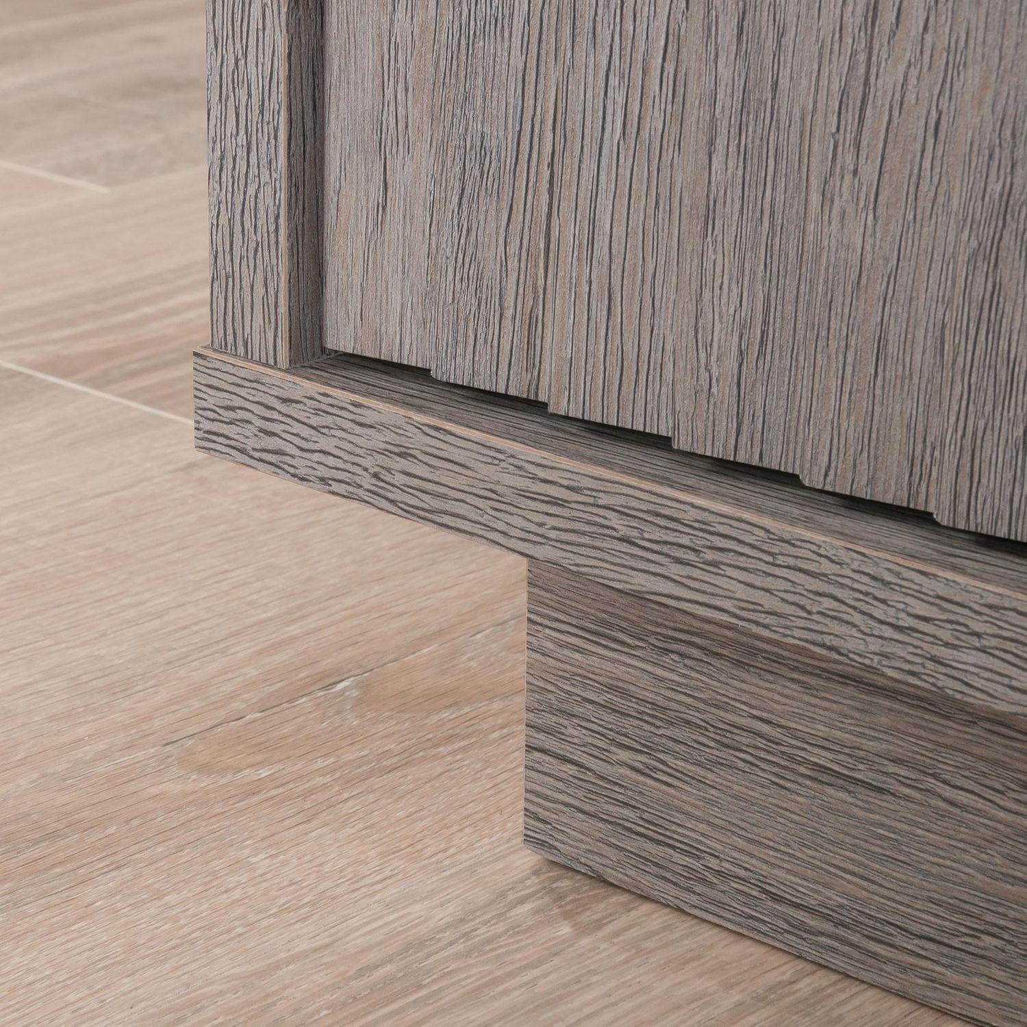 Sauder La Collection East Rock Meuble de rangement décoratif, Finition Ashen Oak, 431762