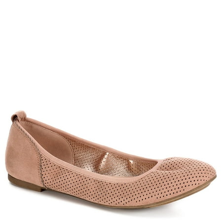 women's wide width comfort elastic slip on ballet flat shoes