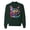 Forest Green, variant on Cute Cat | Dean Russo Art Animal Lover Unisex Crewneck Sweatshirt, Maroon, Large