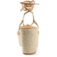 thumbnail image 3 of Journee Womens Catalinn Espadrille Platform Sandals, 3 of 8