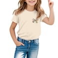 thumbnail image 3 of Girls Clothes Active Shorts Graphic Tops Tees Baseball Tops 7-8 Years Girls Shirts, 3 of 6