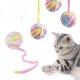 thumbnail image 5 of Juguetes para gatos que se divierten y se burlan entre sí. Pelotas de lana de colores para perros. Juguetes antiestrés para gatos. Accesorios., 5 of 5