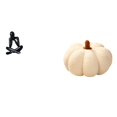 thumbnail image 1 of Escultura abstracta de pensador, figura de escritorio, adorno de calabaza de Halloween, cojín suave hecho de material PP, adecuado para regalar, decor, 1 of 8