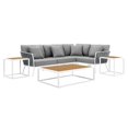 thumbnail image 2 of Stance 7 Piece Outdoor Patio Aluminum Sectional Sofa Set, 2 of 9