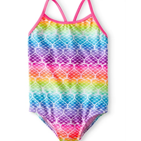 Printed One-Piece Swimsuit (Little Girls, Big Girls & Big Girls (Best 1 Piece Swimsuits)