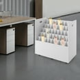 thumbnail image 5 of 50-slot Blueprint Organizer Roll File Storage Holder Movable Roll File Cart for Study Rooms, Studios, 5 of 18