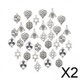 thumbnail image 1 of 2x35 Conectores De Nudos Chinos, Colgantes Para Manualidades, Flores Para Pulseras, 1 of 10