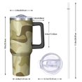 thumbnail image 5 of Camouflage 40oz Tumbler– Stainless Steel Insulated Tumbler with Handle and Straw, Large Capacity Travel Cup for Hot & Cold Drinks, 5 of 6