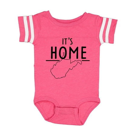 

Inktastic It s Home- State of West Virginia Outline Gift Baby Boy or Baby Girl Bodysuit