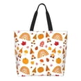 thumbnail image 1 of Fotbe Fall Gnomes Harvest Bolsa Tote Estética de Lona con Estampado para Mujer - Bolsa Reutilizable de Hombro Casual para Vacaciones, Compras, Trabajo y Gimnasio, 1 of 8