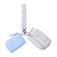 thumbnail image 3 of Almacenamiento de la tarjeta de bolso de de la pulsera con bolsita con la zapatilla doble bolsa de la bolsa para hombres para viajar en grisáceo, 3 of 8