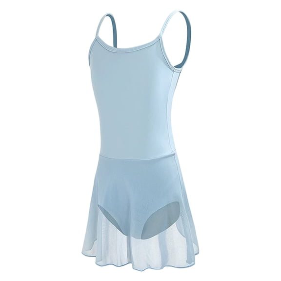 Baby Girl Romper Lightweight Solid Sleeveless Square Neck Girls Ruffle Ballet Tutu Jumpsuit Dress Summer Casual Outfit