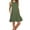 Green, variant on Luxtrada Women Sleeveless Summer Casual T Shirt Dresses Beach Cover up Plain Pleated Tank Dress With Pocket (Black,S)