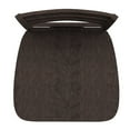 thumbnail image 5 of Taylor & Logan Ladderback Wooden Swivel Counter Stool with Footrest Gray Wash Walnut, 5 of 5