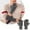 Grey, variant on Finger Pressure Hand Compression Joint Rehabilitation Training Gloves for and Recovery