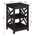 thumbnail image 6 of Convenience Concepts Titan End Table with Shelves, Multiple Finishes, 6 of 7