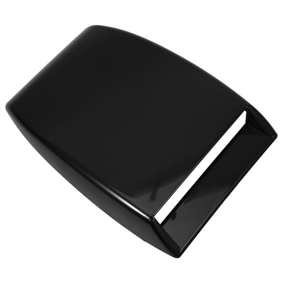 NIYANGLE 1Pack Black ABS Car Hood Scoop Air Flow Intake Bonnet Vent Grille Cover Decorative Hood Scoop