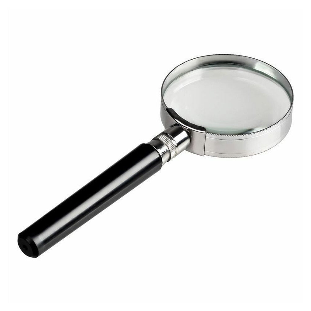 Vintage Small Size Magnifying Glass Without Pocket Clip, Probably Made by  Parker Chrome Frame Unmarked 1 13/16 Diameter 3 7/8 Long, 