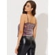 thumbnail image 4 of INSPIRE CHIC Camisola Brillante Con Lentejuelas Del Día De San Patricio Para Mujer Club Party Sparkle Cami Top Púrpura S, 4 of 5