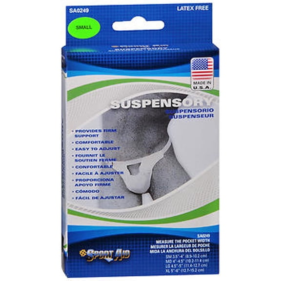 Suspensory With Elastic Waist Band, Small, Fits 3.5 inches - 4 inches - 1 Ea