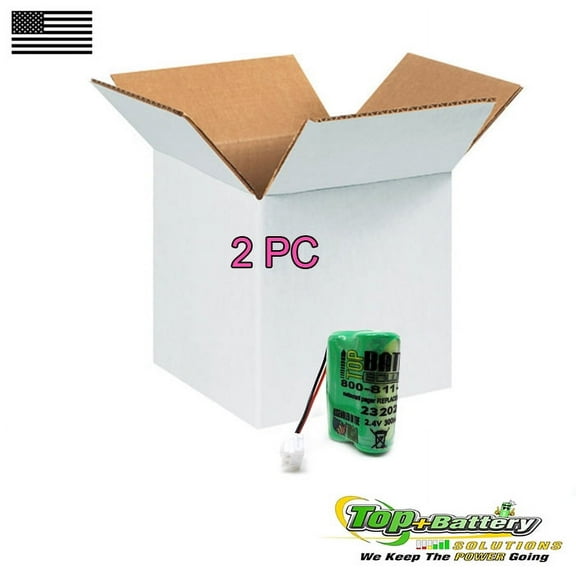 Replacement Battery For Restaurant Guest Pager Custom-61 Dantona Qty.2