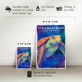 thumbnail image 5 of Pt Pleasant Beach, New Jersey, Sea Turtle, Vivid Series (12x18 Aluminum Art, Indoor Outdoor Metal Sign Decor), 5 of 5