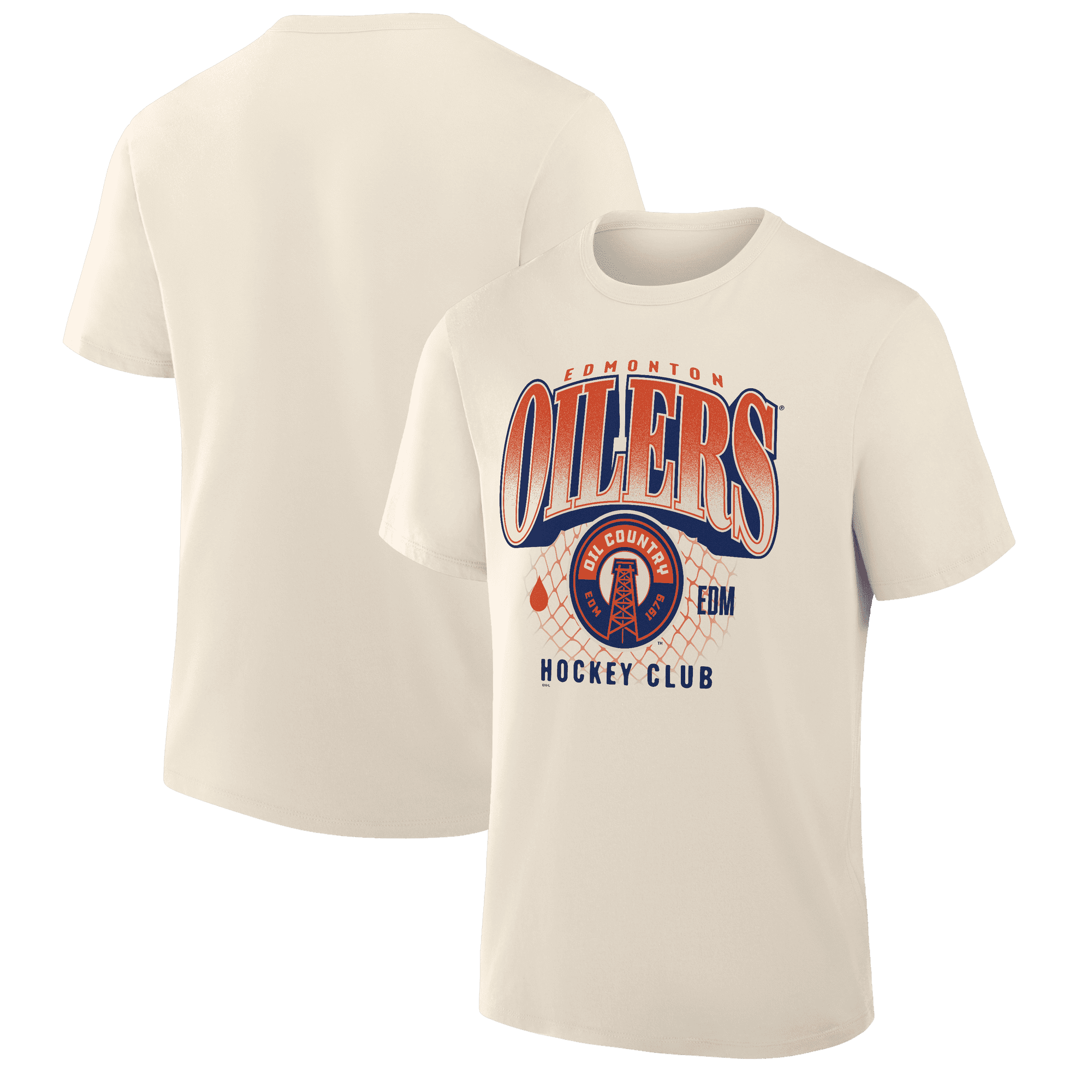 Men's Cream Edmonton Oilers Alternate Legacy T-Shirt