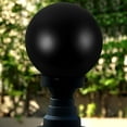 thumbnail image 4 of YSNOOWE Garden Gazing Ball Black Reflective Design Lawn Decorative Balls 1Set, 4 of 8