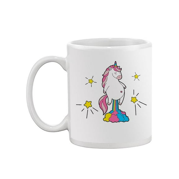 Unicorn Farting Rainbow Mug - SPIdeals Designs,
