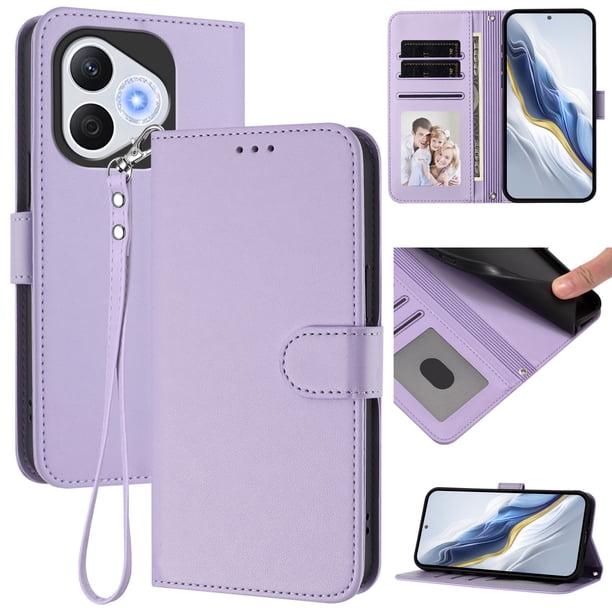 Funda Cartera GANGXUN para Honor 400 Lite – Cierre Magnético, Protección RFID, Correa Desmontable, Compatible con Carga Inalámbrica