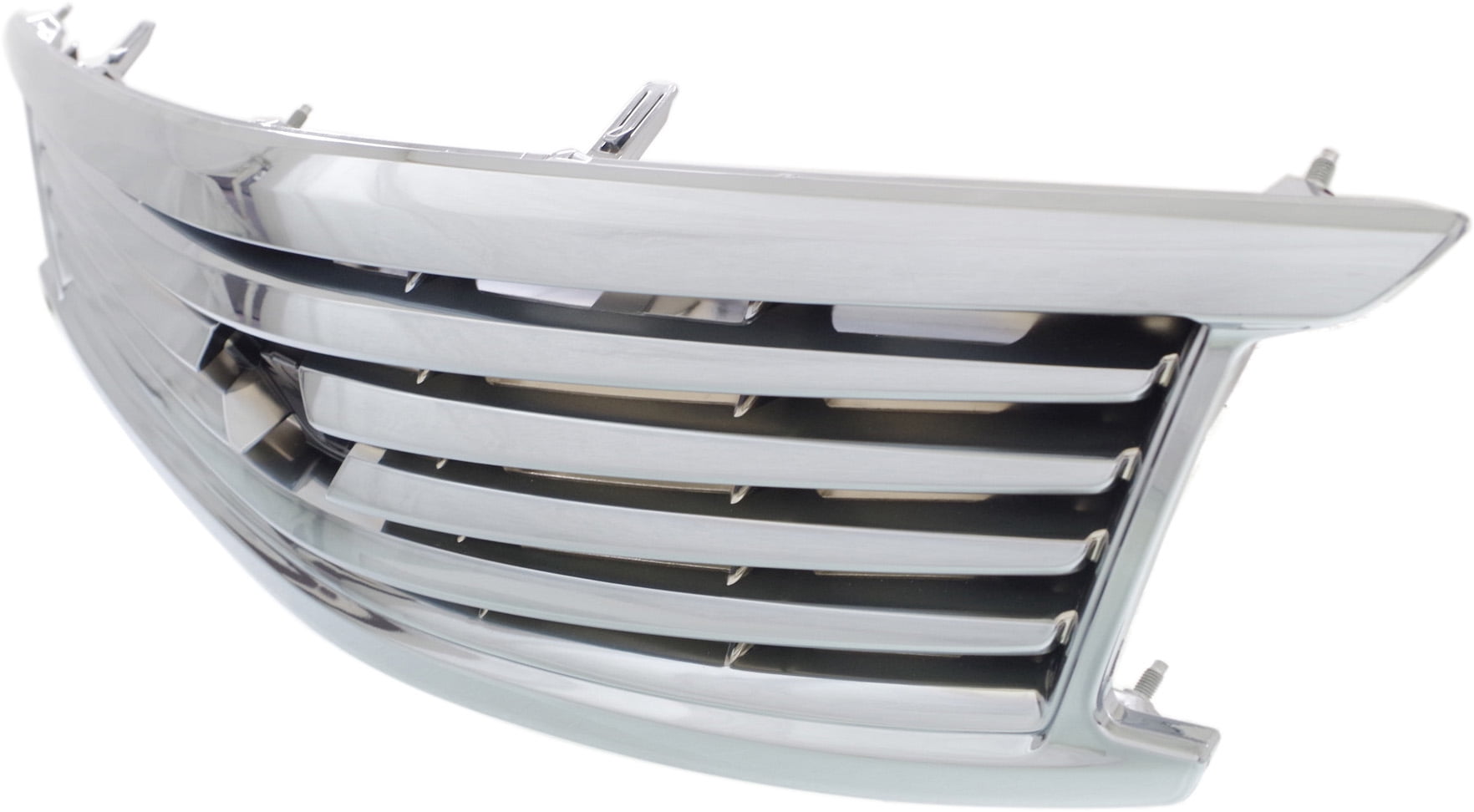 Grille Assembly Compatible With 2010-2013 Infiniti G37 2011-2012 G25 Sedan Chrome Shell and Insert