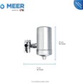 thumbnail image 3 of Flitro de Agua de Acero Inoxidable para Mezcladora MEER FIL-001, 3 of 3