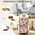 thumbnail image 5 of TSOVTHRID Vintage Floral White Print Recliner Slipcovers Non Slip Lazyboy Recliner Chair Cover Soft Reclining Sofa Slipcovers with Storage Pocket Furniture Protector Cover for Living Room, 5 of 7