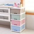 thumbnail image 1 of Home Organizer Home Drawer Storage Cabinet Multi Layer Adjustable Home Organizer For Bedroom Kitchen BathroomMacaron Color 4 Layer, 1 of 1