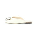 thumbnail image 4 of Sam Edelman Lavina Modern Ivory Buckle Details Slip On Squared Toe Flat Mules (Modern Ivory, 8.5), 4 of 6