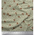 thumbnail image 1 of Soimoi Viscose Chiffon Fabric Anchor Hook Nautical Print Fabric by The Yard 42 Inch Wide, 1 of 3