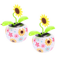 thumbnail image 3 of Sunflower Solar Dancing Flower Solar Toys Solar Powered Swinging Animated Dancer Toy Office Desk Car Decoration for Car, 3 of 7