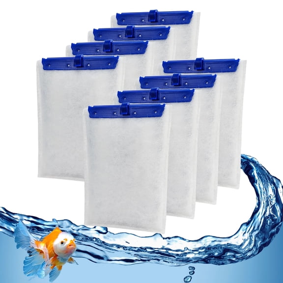 Tawatiler 8 Packs Large Replacement Filter Cartridges for Tetra Whisper Bio-Bag Filters 20i 40i IQ20/30/45/60 PF20/30/40/60