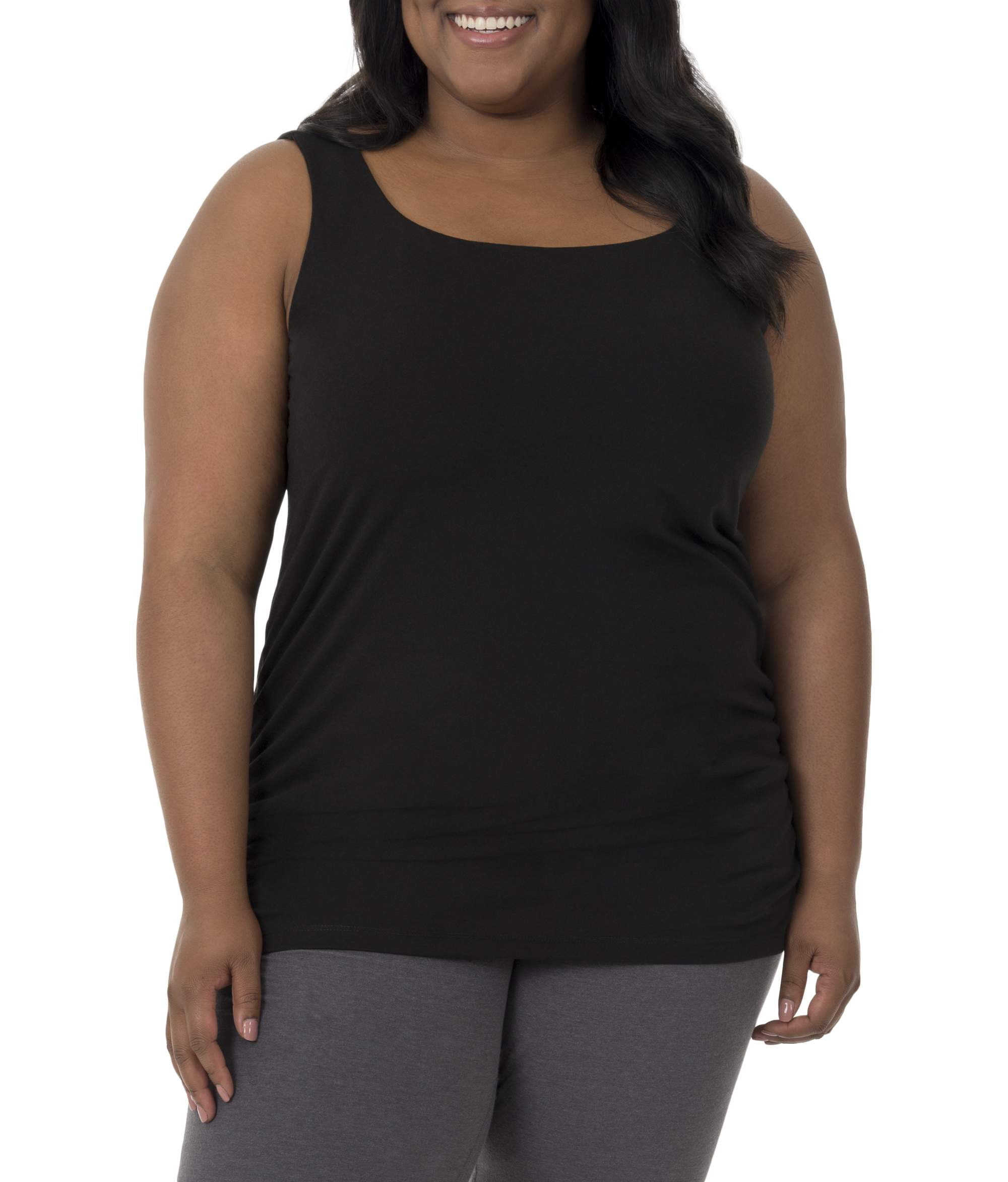 Fruit of the Loom Womens Plus Size Fit for Me Core Performance Thermal Top