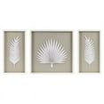 thumbnail image 2 of Madison Park Sabal 3-piece Palm Rice Paper Framed Shadow Box in Off White, 2 of 11