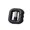 Black, variant on Multi-Functional Ring Vibration Massager Portable Muscle Relax Massage Loop for Home Workout Yoga Full Body Relief with Fix Strap