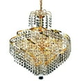 thumbnail image 1 of Elegant Lighting Spirale 18" 8 Spectres de Lumière Cristal Pendentif Lampe, 1 of 1