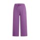 thumbnail image 5 of Pantalones de Cintura Elástica de Pierna Ancha para las Mujeres, Cordón de Lino Casual, Pantalones Recortados para las Mujeres, 5 of 7