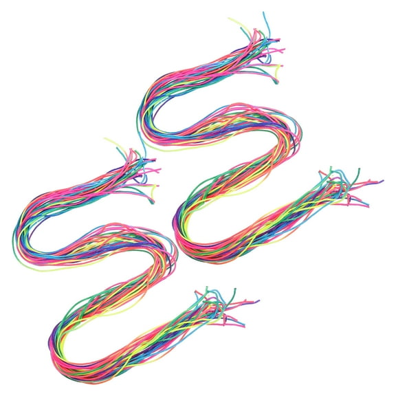 BESTYASH 60Pcs Assorted Color Hair Wrap String for Braiding Durable Hair Strings and Styling Accessories