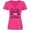Hot Pink, variant on I'm Not Only a Granny I'm a Great Granny with Flowers Women's V-Neck T-Shirt