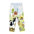 thumbnail image 4 of Bingfone Pajamas For Women,Farmfield With Cute Animals Pajama Pants With Pockets-Small, 4 of 9
